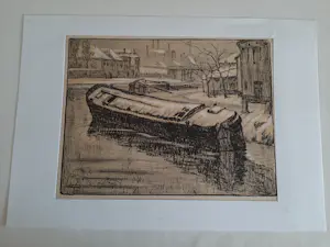René Van de Sande - Litho, zonder titel kopen? Bied vanaf 20!