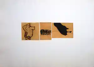 Kees Spermon - Ets, De val verkocht voor € 40!