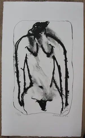 Lucebert - 'Incarnatie'. Inclusief gedrukt handschrift van het gedicht. kopen? Bied vanaf 99!
