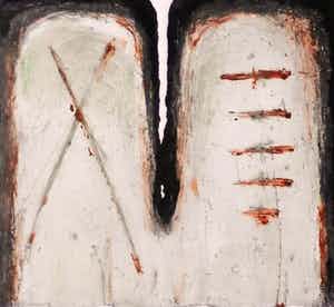 Madeleine Leddy - Ets/Aquatint - "Codex" - 1988 verkocht voor € 50!