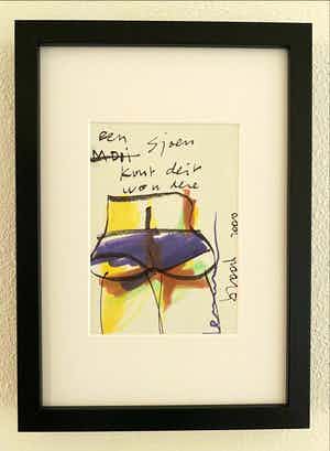 Herman Brood - Een sjoen kont deit wondere (een mooie kont doet wonderen) verkocht voor € 439!