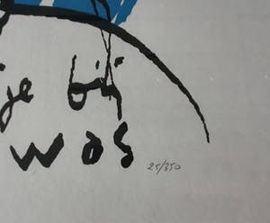 Herman Brood - Of je bij God was - gesgineerd - 350 ex. Certificaat - ingelijst kopen? Bied vanaf 1!