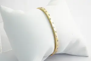 NV (133)- Elegante 18 Krt goud & diamanten (0.35ct) dames-armband - ovaal model kopen? Bied vanaf 730!