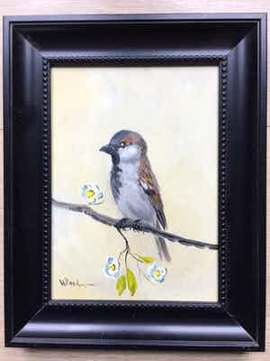 Henk Poeder - Huis mus op tak bij bloemen verkocht voor € 62!