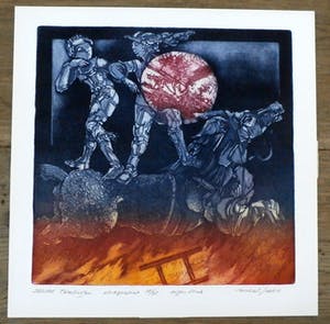 Michael Jepkes - Ets/aquatint - Zodiac Tweelingen kopen? Bied vanaf 49!