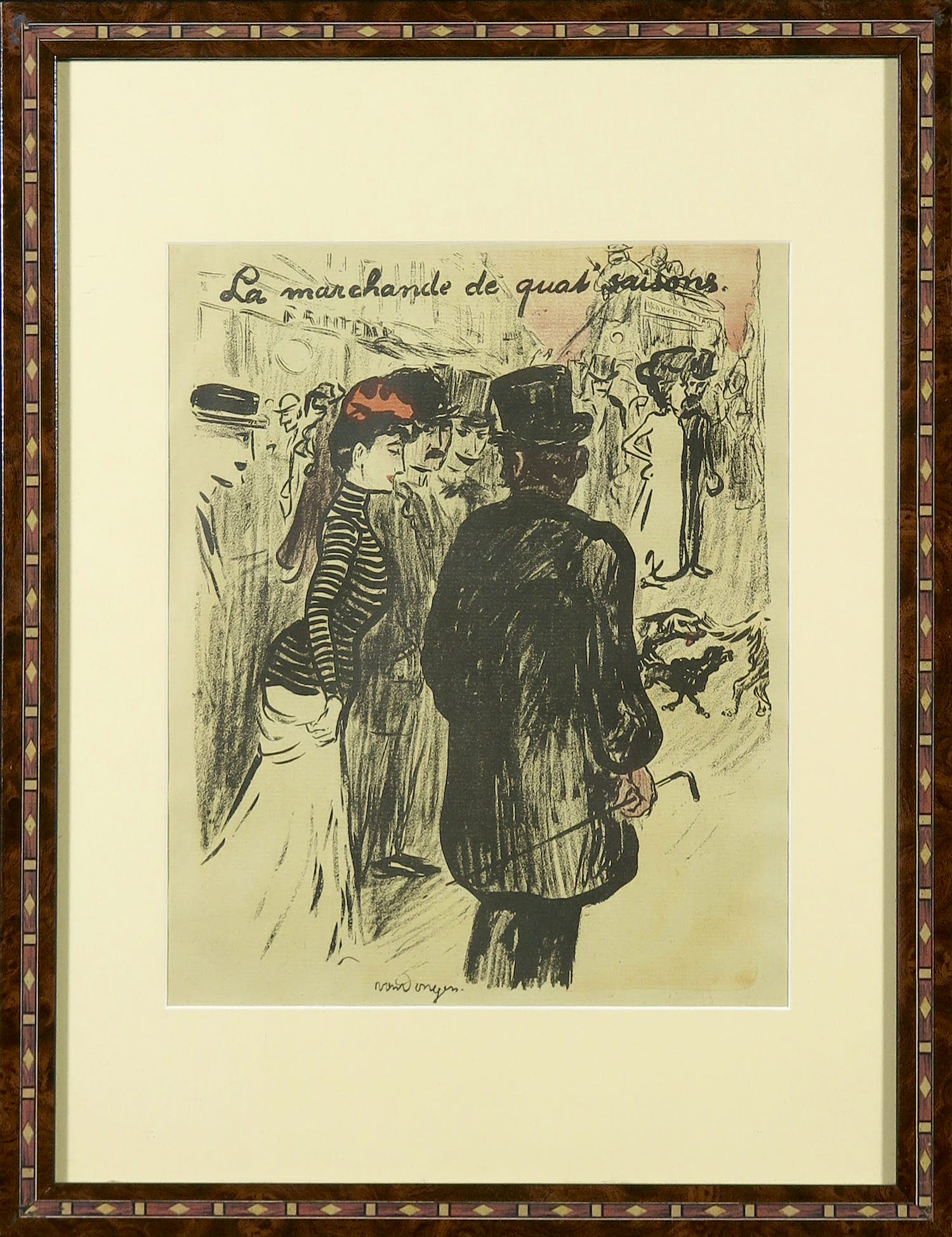 Kees van Dongen - Litho uit L'Assiette au beurre, La marchande de quatre saisons kopen? Bied vanaf 50!