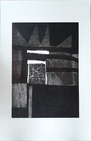 Guillaume Le Roy - Houtsnede 1985 (groot) kopen? Bied vanaf 65!