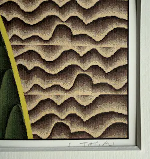 Shinkichi Tajiri - handgesigneerde computerprint | 'Zonder titel' | Tweeluik kopen? Bied vanaf 400!