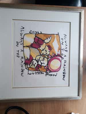 Herman Brood - ALWAYS A RAINBOW ON TOP verkocht voor € 150!