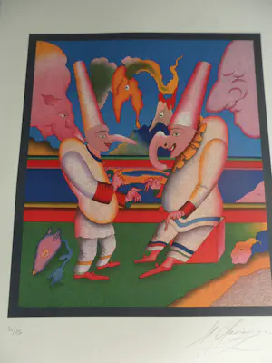 Mikhail Chemiakin - Litho. HET CARNAVAL IN ST PETERSBURG kopen? Bied vanaf 40!