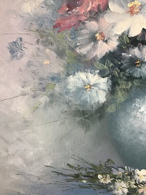 Niet of onleesbaar gesigneerd - Pot met bloemen kopen? Bied vanaf 1!