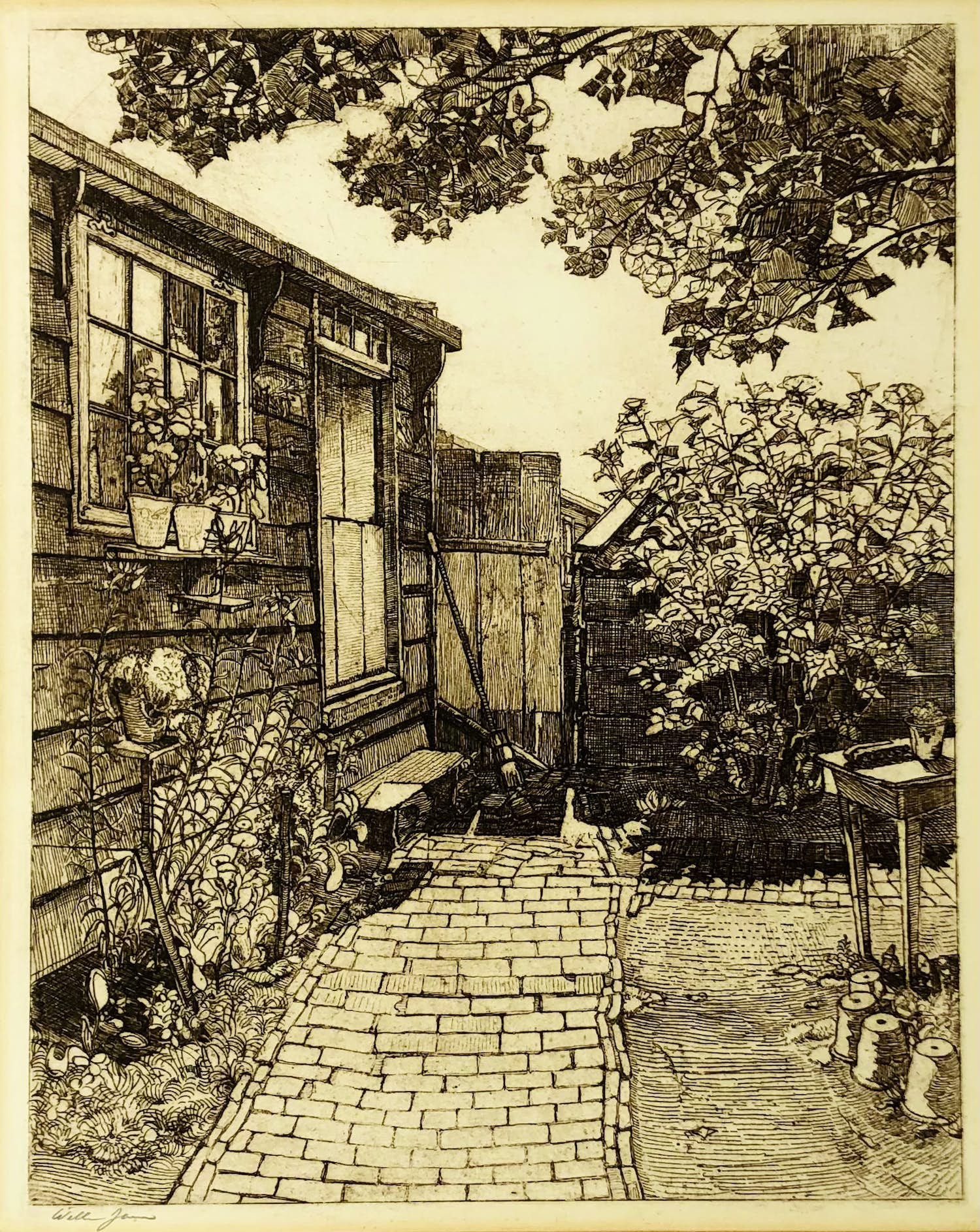 Willem Jansen - Achteruin verkocht voor € 35!