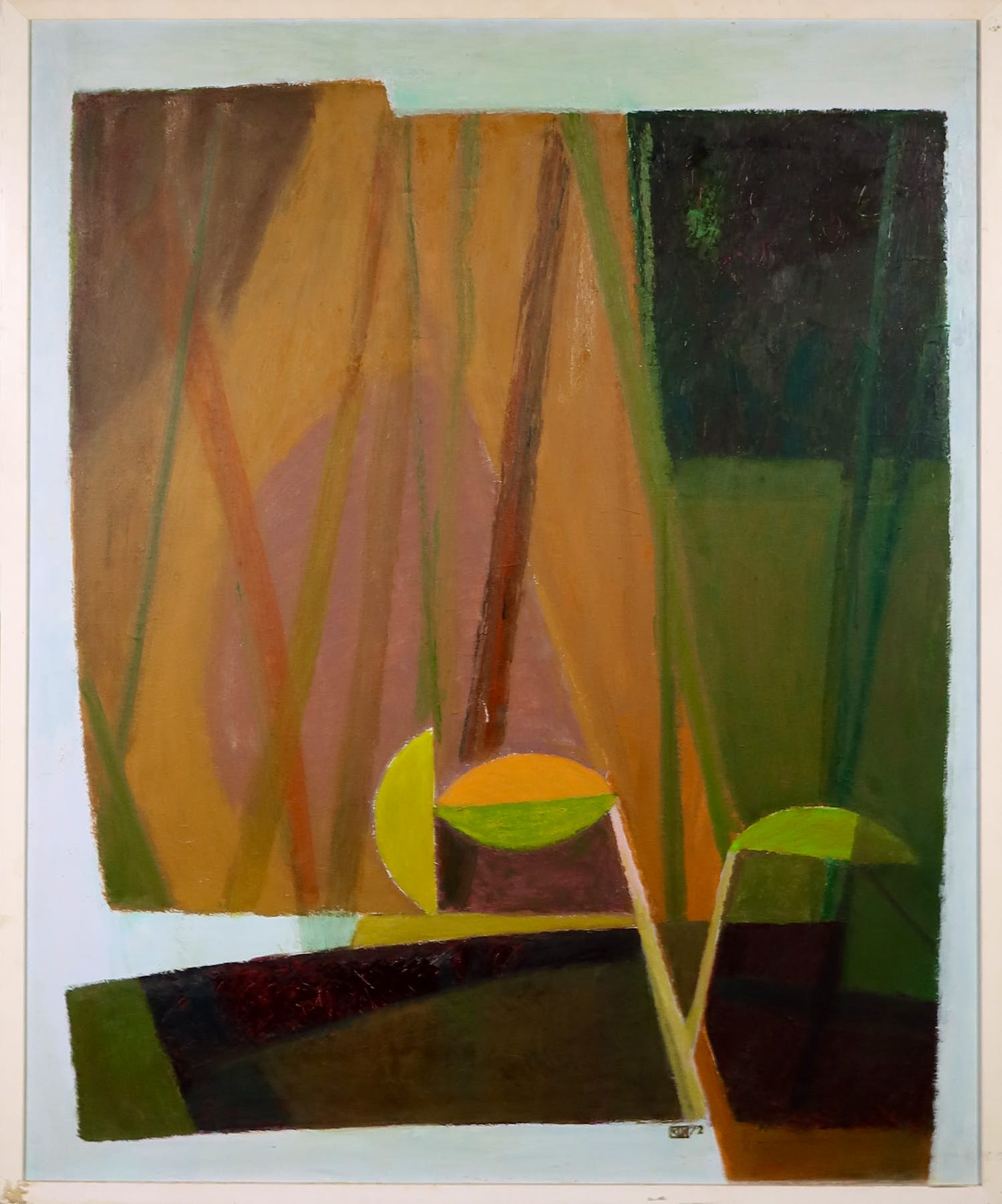 Mien van Koppenhagen - Olieverf op paneel, Najaar 1 - Ingelijst verkocht voor € 50!