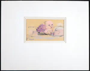 Henk Sparreboom - Gouache, Drie figuren kopen? Bied vanaf 1!