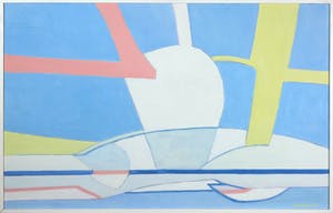 Paul Overhaus - Olieverf op doek, Zonnig uitzicht - Ingelijst kopen? Bied vanaf 80!