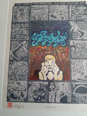 Frank Hulscher - Litho, Brainstorm. kopen? Bied vanaf 40!