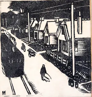 Buy Johannes Mulders - Drie lino/houtsneden in expressieve stijl? Bid from 45!