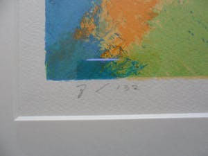 Niet of onleesbaar gesigneerd - Zeefdruk, Abstract werk. kopen? Bied vanaf 1!