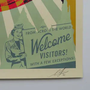 Buy Shepard Fairey - TARGET EXCEPTIONS SIGNED OFFSET LITHOGRAPH? Bid from 1!