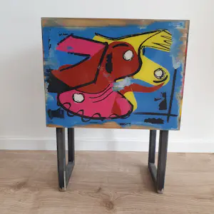 Christian van Hedel - Art Block S Blauw epoxy kopen? Bied vanaf 25!