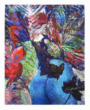 Ernst Fuchs - Le Poppo en Vase - Handgesigneerde Giclée verkocht voor € 45!