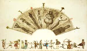 Gea Karhof - Ets, Echo van het verleden - Ingelijst verkocht voor € 60!