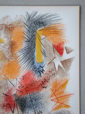 AcheterAndre Masson - Sterren en gezichten - 1972 - Originele litho? Enchérissez de 120!