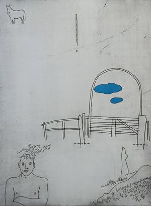 Harrie Gerritz - Hooikoorts, aquatint ets kopen? Bied vanaf 60!