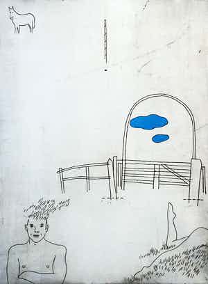 Harrie Gerritz - Hooikoorts, aquatint ets verkocht voor € 60!