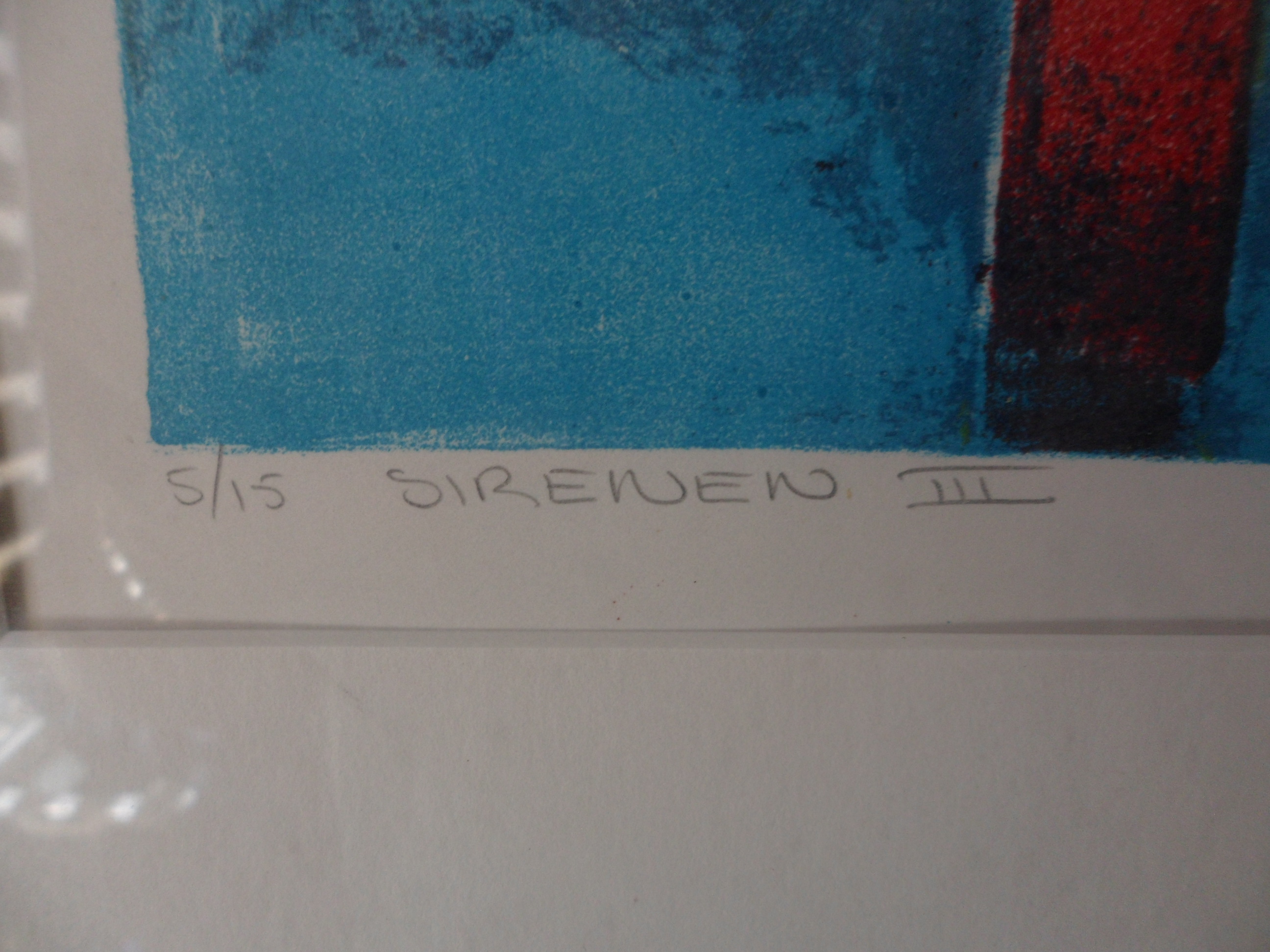 Marianne Aulman - Litho, titel: Sirenen III kopen? Bied vanaf 30!