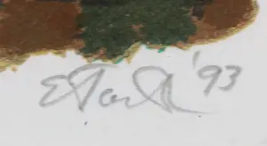 Eric Toebosch - Zeefdruk, Zonder titel - Ingelijst kopen? Bied vanaf 35!