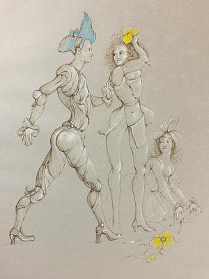 Leonor Fini - Zonder titel kopen? Bied vanaf 25!