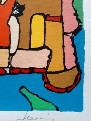 Jan Latinne - 2 zeefdrukken - zonder titel kopen? Bied vanaf 110!