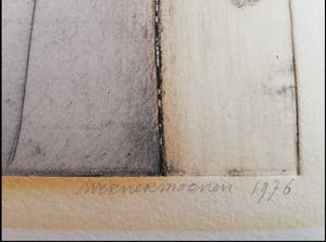 Werner Moonen - FIGUUR / ZW-W ETS / 28x38cm / SIG kopen? Bied vanaf 25!