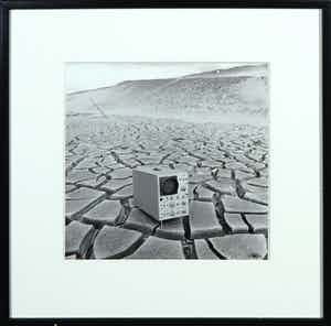 Paul Huf - Foto, Reclame voor Philips apparatuur - Ingelijst verkocht voor € 1!