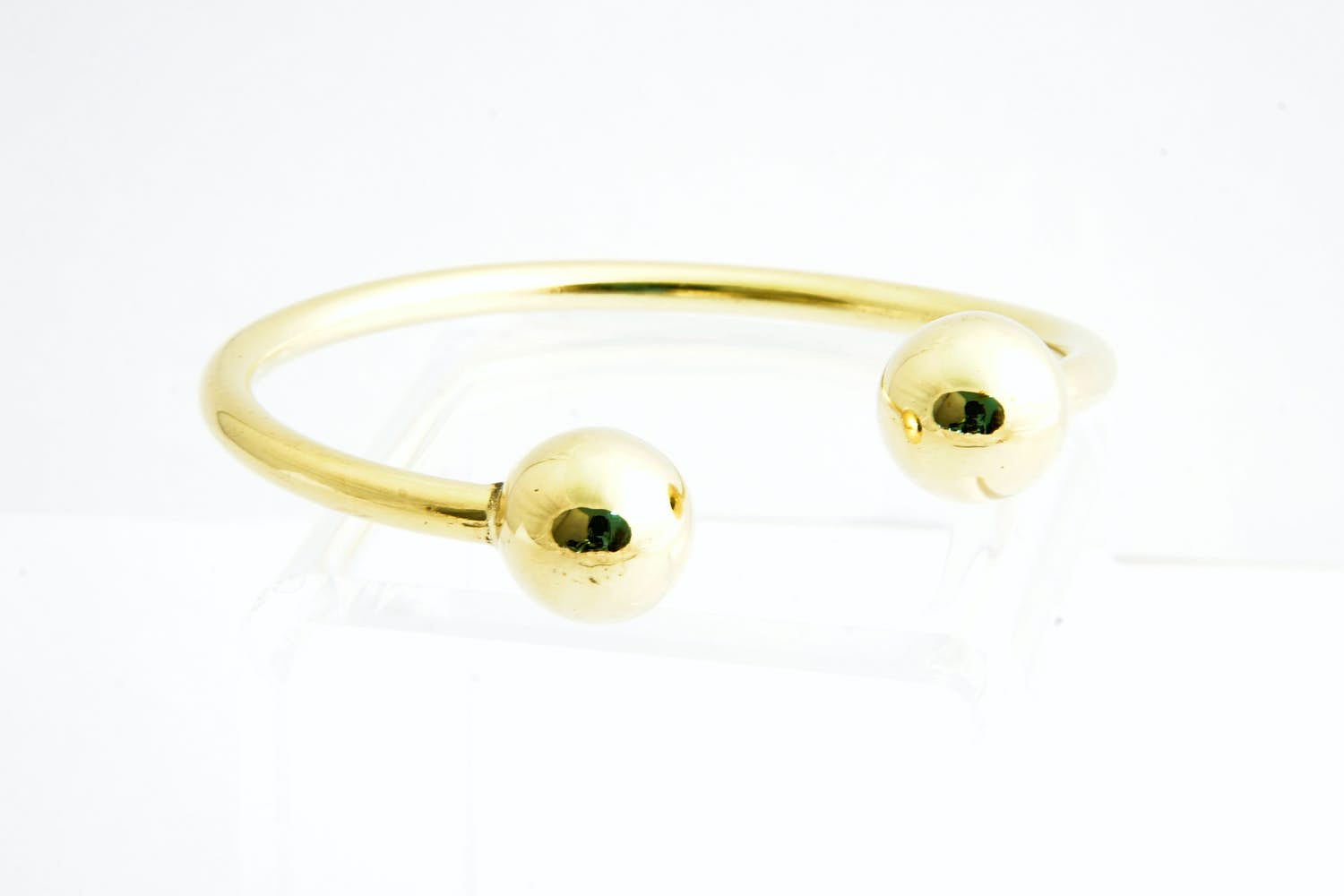 33 - ZWARE (50+gr)  18 karaats geel-gouden "bolletjes" armband gekeurd kopen? Bied vanaf 1860!