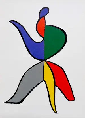 Alexander Calder - Stabile, originele litho (1963) kaufen? Bieten Sie von 75!