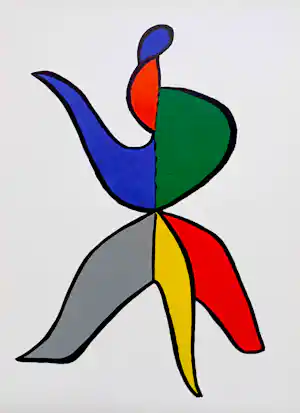 Alexander Calder - Stabile, originele litho (1963) verkauft für € 75!