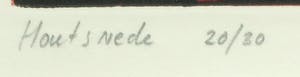 Henriette Boerendans - Houtsnede, 10 juni - Ingelijst kopen? Bied vanaf 35!