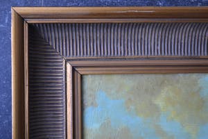 Niet of onleesbaar gesigneerd - Bootjes voor de kust - Olieverf op doek - Gesigneerd kopen? Bied vanaf 10!