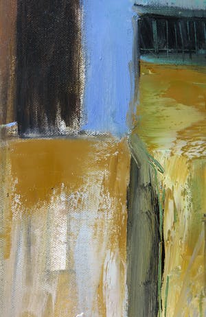 Philip Vencken - Olieverf op doek, Gezicht op Riyadh (Groot) kopen? Bied vanaf 1!