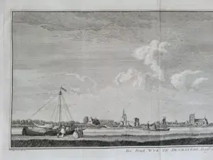 Jan Caspar Philips - Gezicht op Wijk bij Duurstede De Stad Wyk te Duurstede, Langs den Rijn te zien kopen? Bied vanaf 60!