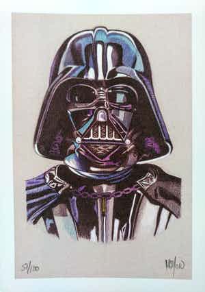 Niet of onleesbaar gesigneerd - "Star Wars" (16 litho's) verkocht voor € 1!