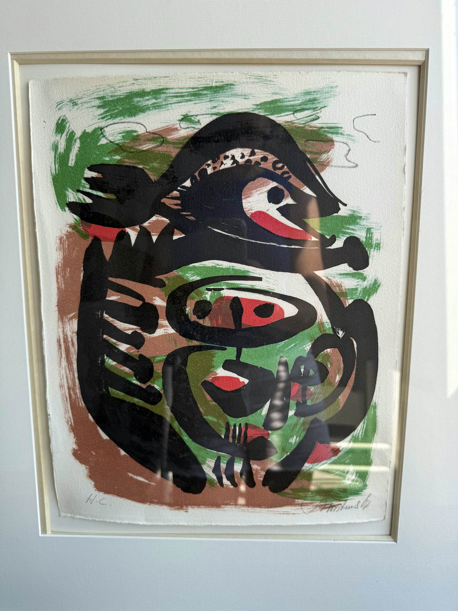 Anton Rooskens - Original lithografie verkocht voor € 100!