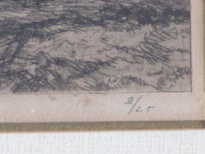 Chris van der Windt - Boerderij met hooiberg aan een sloot - Ets kopen? Bied vanaf 50!