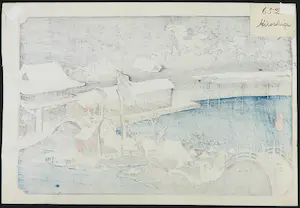 Ando Hiroshige - Houtdruk, Kameido Tenmangu Shrine kopen? Bied vanaf 35!
