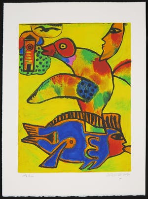 Corneille - Zeefdruk, La plague jaune kopen? Bied vanaf 130!