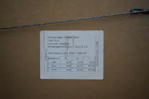 Theo Koster - Zeefdruk en collage - Nummer 5 (Zonder titel) - Ingelijst kopen? Bied vanaf 40!