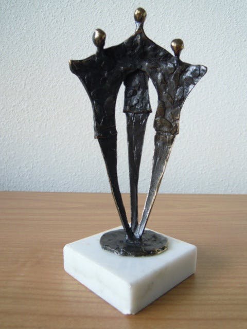 Corry Ammerlaan - Prachtig beeldje - DRIE VRIENDEN kopen? Bied vanaf 25!