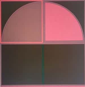 Gordon House - abstracte compositie zonder titel verkocht voor € 80!